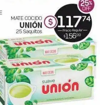 Alvear Mate cocido unión oferta