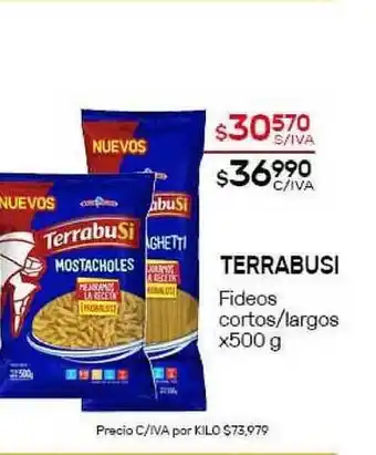 Nini Mayorista Terrabusi Fideos Cortos-largos 500gr oferta