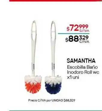 Nini Mayorista Samantha Escobilla Baño Inodoro Roll Wc oferta