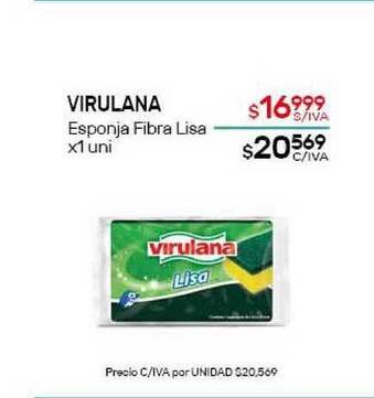 Nini Mayorista Virulana Esponja Fibra Lisa oferta