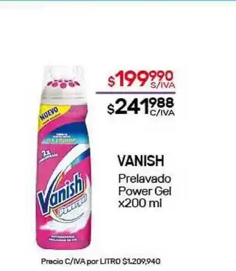 Nini Mayorista Vanish Prelavado Power Gel oferta