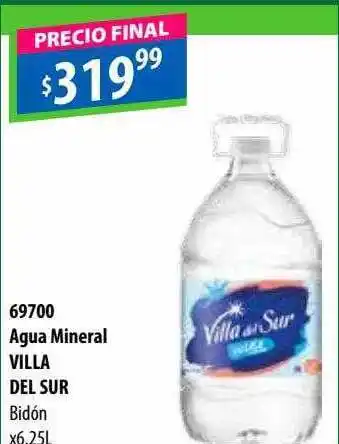 Micropack Agua mineral villa del sur oferta