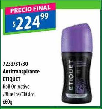 Micropack Antitranspirante etiquet oferta