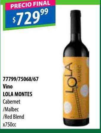 Micropack Vino lola montes oferta
