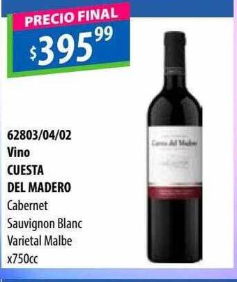 Micropack Vino cuesta del madero oferta