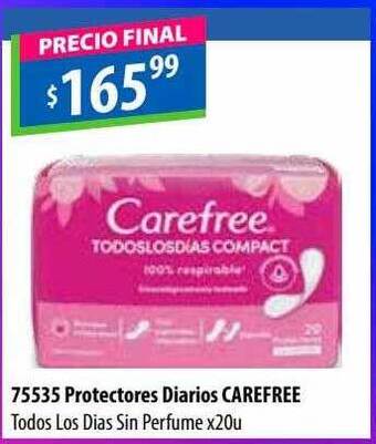 Micropack Protectores diarios carefree oferta