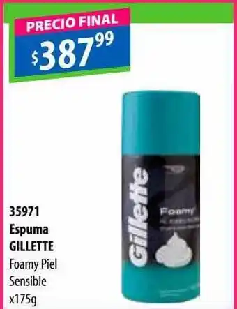 Espuma gillette