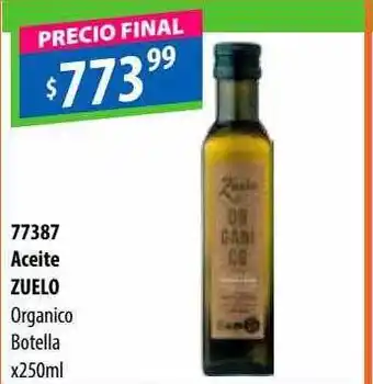 Micropack Aceite zuelo organico botella oferta