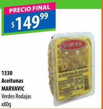 Aceitunas marvavic verdes rodajas