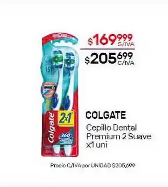 Nini Mayorista Colgate Cepillo Dental Premium 2 Suave x1 oferta