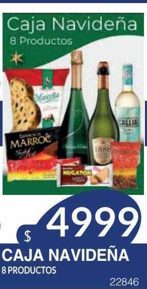 Masivos Caja navideña 8 productos oferta