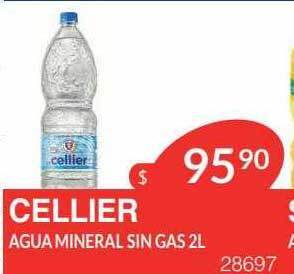 Masivos Cellier agua mineral sin gas oferta