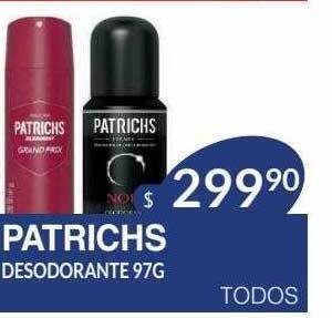 Masivos Patrichs desodorante oferta