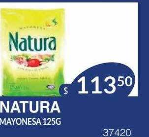 Masivos Natura mayonesa 125g oferta