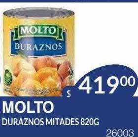 Masivos Molto duraznos mitades oferta