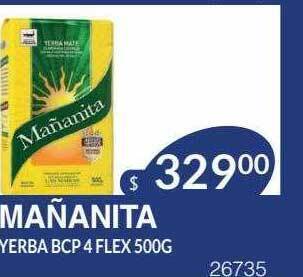 Masivos Mañanita yerba bcp 4 flex oferta