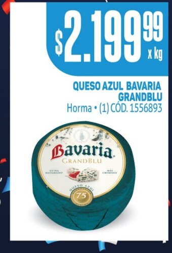 Makro Queso Azul Bavaria Grandblu oferta
