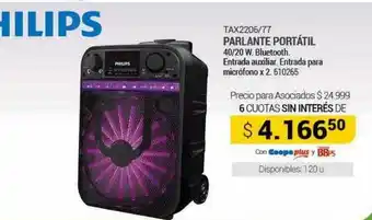 Cooperativa Obrera Parlante portátil philips oferta