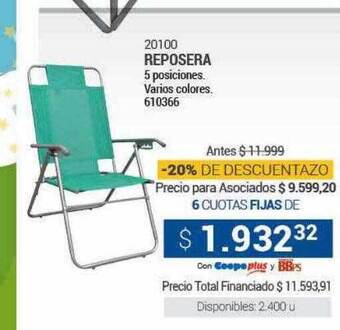 Cooperativa Obrera Reposera oferta