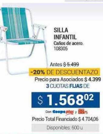 Cooperativa Obrera Silla infantil oferta