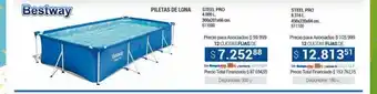 Cooperativa Obrera Bestway piletas de lona steel pro oferta