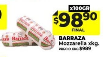 Supermayorista Vital Barraza Mozzarella x Kg oferta