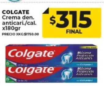 Supermayorista Vital Colgate Crema Den. Anticari./Cal. x 180gr oferta