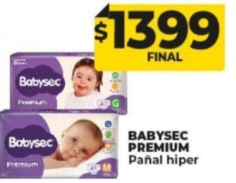 Supermayorista Vital Babysec Premium Pañal hiper oferta