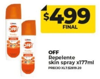 Supermayorista Vital Off Repelente Skin Spray x 177ml oferta