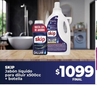 Supermayorista Vital Skip Jabón Liquido Para Diluir x 500cc + Botella oferta