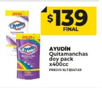 Supermayorista Vital Ayudín Quitamanchas Doy Pack x 400cc oferta