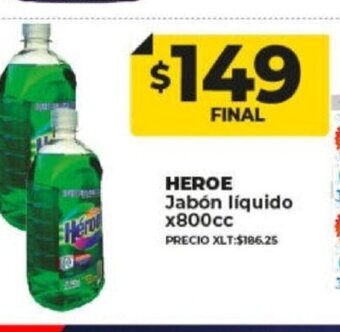Supermayorista Vital Heroe Jabón Líquido x 800cc oferta