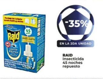 Supermayorista Vital Raid Insecticida 45 Noches Repuesto oferta