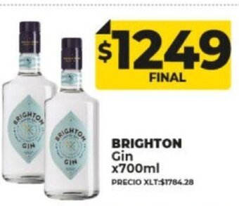 Supermayorista Vital Brighton Gin x 700ml oferta