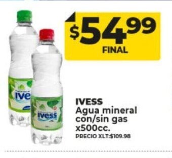 Supermayorista Vital Ivess Agua Mineral con/sin Gas x 500cc oferta
