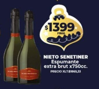 Supermayorista Vital Nieto Senetiner Espumante Extra Brut x 750cc oferta
