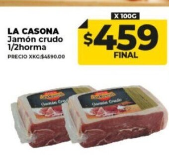 Supermayorista Vital La Casona Jamón Crudo 1/2 Horma oferta