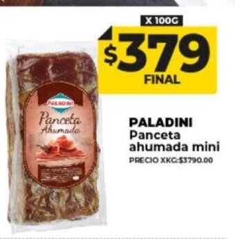 Supermayorista Vital Paladini Panceta Ahumada Mini oferta