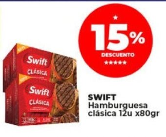 Supermayorista Vital Swift Hamburguesa Clásica 12u x 80gr oferta