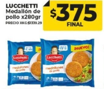 Supermayorista Vital Lucchetti Medallón de Pollo x 280gr oferta
