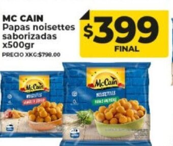 Supermayorista Vital Mc Cain Papas Noisettes Saborizadas x 500gr oferta