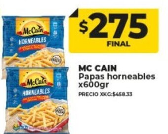 Supermayorista Vital Mc Cain Papas Horneables x 600gr oferta