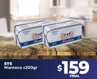 Supermayorista Vital Sys Manteca x 200gr oferta