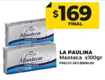 Supermayorista Vital La Paulina Manteca x 100gr oferta