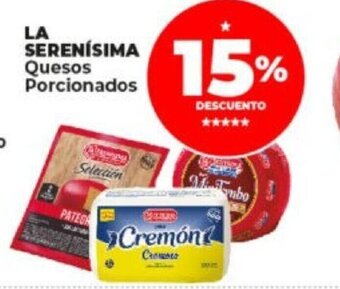 Supermayorista Vital La Serenísima Quesos Porcionados oferta