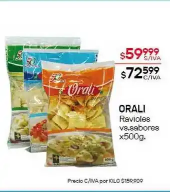 Nini Mayorista Orali Ravioles vs. sabores x500g oferta