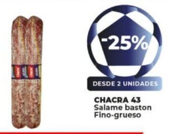 Supermayorista Vital Chacra 43 Salame Baston Fino-Grueso oferta
