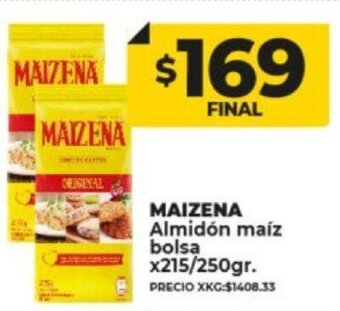 Supermayorista Vital Maizena Almidón Maíz Bolsa x 215/250gr oferta