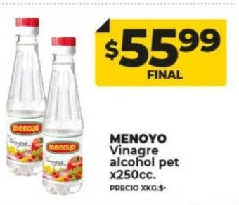 Supermayorista Vital Menoyo Vinagre Alcohol Pet x 250cc oferta