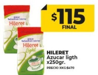 Supermayorista Vital Hileret Azúcar Light x 250gr oferta